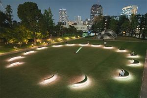 东京中城「静修」花园体验装置 in 日本